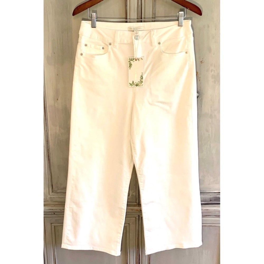 Chelsea & Violet Marbella French Winter White Crop Jeans 29 31 - Picture 9 of 11